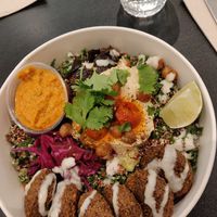Falafel & Aubergine at Fafelle in Stockholm
