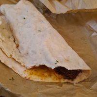 Falafel Wrap for take away at Fafelle in Stockholm