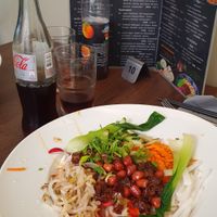 Noodles witg fermented bean sauce at Song Chinesisches Dimsum in Augsburg