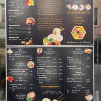 Menu at Song Chinesisches Dimsum in Augsburg