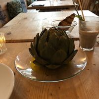 amazing artichoke at Pappaloù in Silvaplana