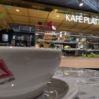 Central, vegan, & good coffee... at Kafé Plattan in Stockholm