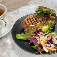 Walnut Pesto sandwich at Kafé Plattan in Stockholm