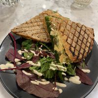 Toonish sandwich   at Kafé Plattan in Stockholm