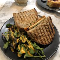 Tofu banh mi sandwich (recommend!!)  at Kafé Plattan in Stockholm