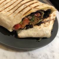 Tex mex wrap  at Kafé Plattan in Stockholm