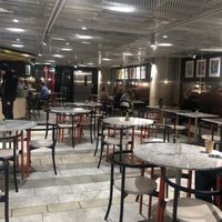 The venue  at Kafé Plattan in Stockholm