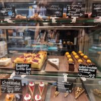 Cakes at Kafé Plattan in Stockholm