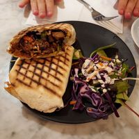 Hoisin duck sandwich at Kafé Plattan in Stockholm