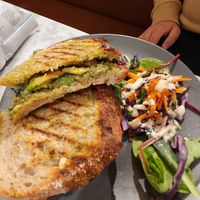 Walnut pesto sandwich (tried and true favorite) at Kafé Plattan in Stockholm