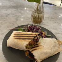 Breakfast burrito  at Kafé Plattan in Stockholm