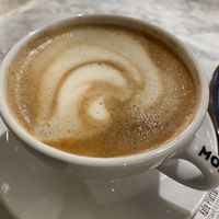 Latté  at Kafé Plattan in Stockholm