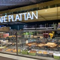 Die Theke des Kafé Plattan  at Kafé Plattan in Stockholm
