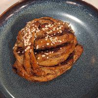 Bulle - cinnamon roll at Kafé Plattan in Stockholm