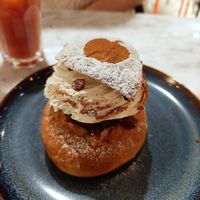 Apple pie "Semla" at Kafé Plattan in Stockholm