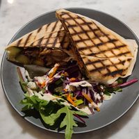 Chikken Teryaki Sandwich at Kafé Plattan in Stockholm