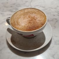 Latte Decaf with pumpkinspice at Kafé Plattan in Stockholm