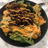 Bulgogi Bowl  at Kafé Plattan in Stockholm