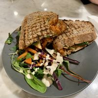 Banh mi sandwich  #Veganuary at Kafé Plattan in Stockholm