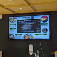Lunch menu at Kafé Plattan in Stockholm