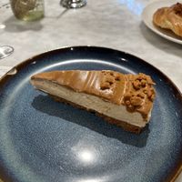 Biscoff cheese cake  at Kafé Plattan in Stockholm
