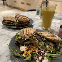 Pesto toastie   at Kafé Plattan in Stockholm