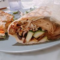 burrito de no chikin  at Kafé Plattan in Stockholm