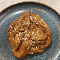 Cinnamon roll   at Kafé Plattan in Stockholm