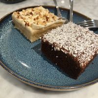 blondie (ok) and kärleksmums (amazing) at Kafé Plattan in Stockholm