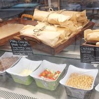 Savoury sandwich at Kafé Plattan in Stockholm