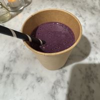 Oat Berry Smoothie  at Kafé Plattan in Stockholm
