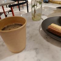 Coffee and cake at Kafé Plattan in Stockholm