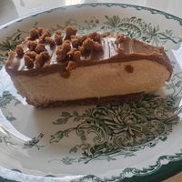 Biscoff cheesecake. at Kafé Plattan in Stockholm