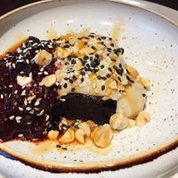 Tahini-Salted Caramel Brownie at PINGRUMBA in Budapest