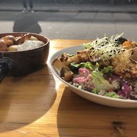Potato's and bowl  at Plant Food in Aarhus