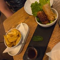 Tofu rolls and spicy wedges as starters at Street Chow - Vietnamese Eats in Lisbon