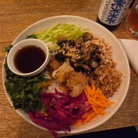 Tofu salad bowl at Street Chow - Vietnamese Eats in Lisbon