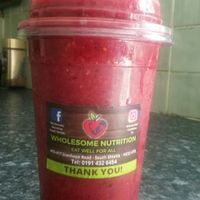 Berry blast smoothie at Wholesome Nutrition in South Shields