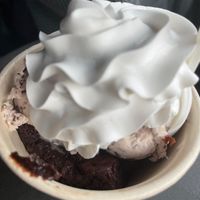 Brownie Sundae at Like No Udder in Providence
