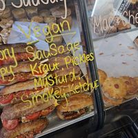 This was not vegan. It had butter on it at Mhor Bread & Tearoom in Callander