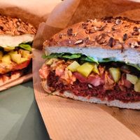 המבורגר. טעים מאוד! at Pumpkin Cafe in Antalya