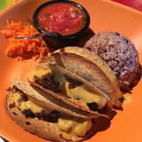 tacos w cauliflower cheese at Eden Alley Cafe in Kansas City