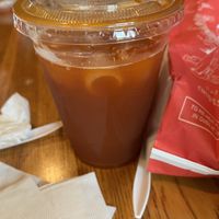 Thai iced tea  at Galanga in Bay Shore