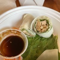 Summer rolls   at Galanga in Bay Shore