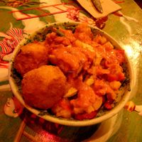 Sauteed tofu, veggies and hash browns at Revel! in Auckland