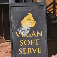 Vegan soft serve!! at FeelLove Coffee in Springdale