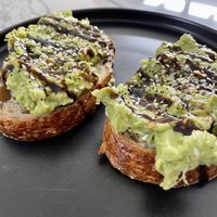 Avo toast on sourdough   at FeelLove Coffee in Springdale