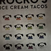 Outside wall   at Rocko's Ice Cream Tacos in Santa Clara