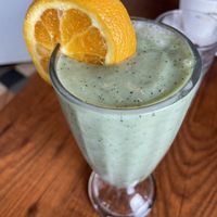 Spirulina smoothie   at Cafe Landwer - Cleveland Circle in Boston