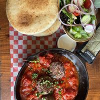 Vegan shakshuka   at Cafe Landwer - Cleveland Circle in Boston